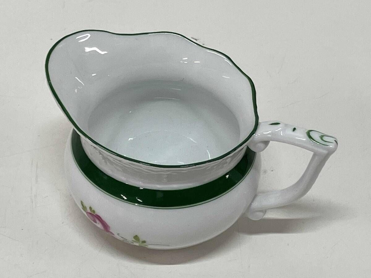 HERENDヘレンド HVNGARYハンガリー ウィーンの クリーマー 80 ml 洋食器 ブランド食器 手書き 超