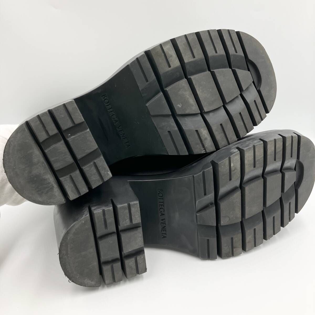  BOTTEGA VENETA ボッテガ ヴェネタ サイドゴアブーツ サイズ37 チェルシーブーツ 厚底 ブラック 黒 メンズ レディース 25 cm その他 靴
