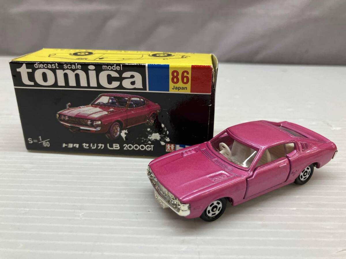 現状品 トミカ No.86 トヨタ セリカ LB 2000GT(パープル) 復刻版黒箱
