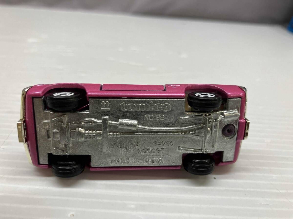 【超希少】トミカ 1/60 トヨタ セリカ LB 2000GT 紫 トミカ No.86 トヨタ セリカ LB 2000GT(パープル) 復刻版黒箱 中国製