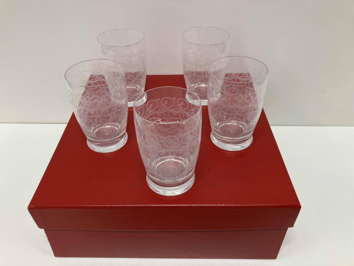 Baccarat バカラ GOUVIEUX クヴィユ ローハン タンブラー セット ビンテージ オールドバカラ 超 ブランド食器 箱あり その他 キッチン 食器