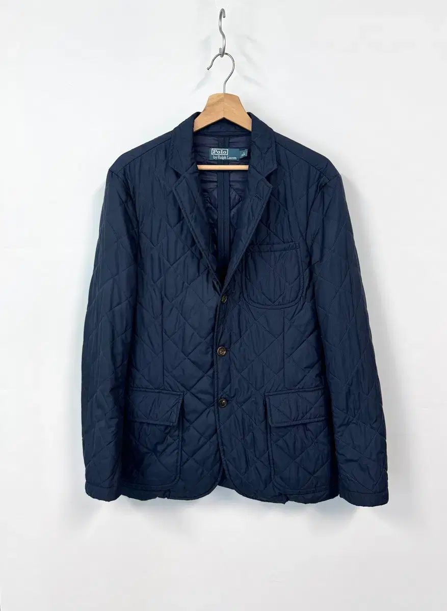 POLO RALPH LAUREN ポロ ネイビー キルティング ブレーザー ジャケット M