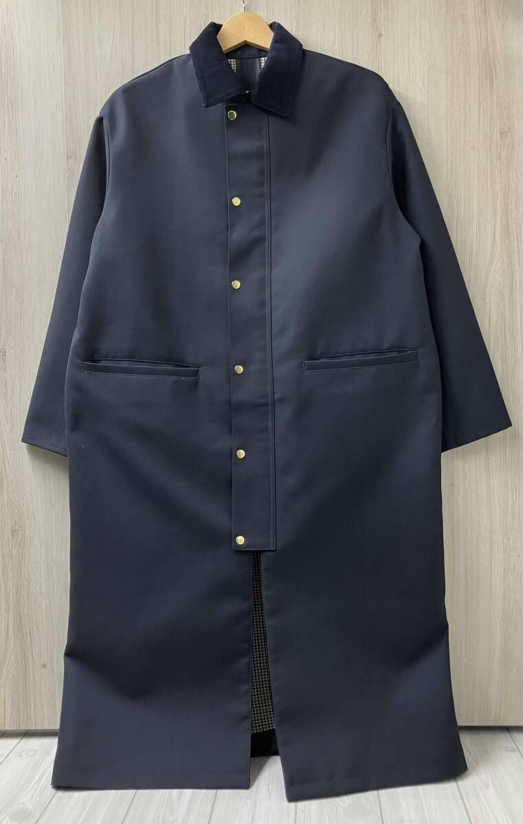 SHIPS colors シップス カラーズ 224-15-0005 ステンカラーコート サイズM ネイビー
