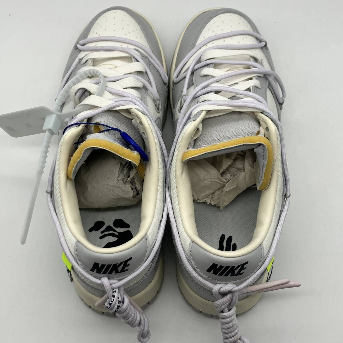  NIKE OFF-WHITE DUNK LOW 1 OF 50 49 ナイキ オフホワイト ダンク ロー オブ DM 1602-123 サイズ27.5 cm スニーカー 靴