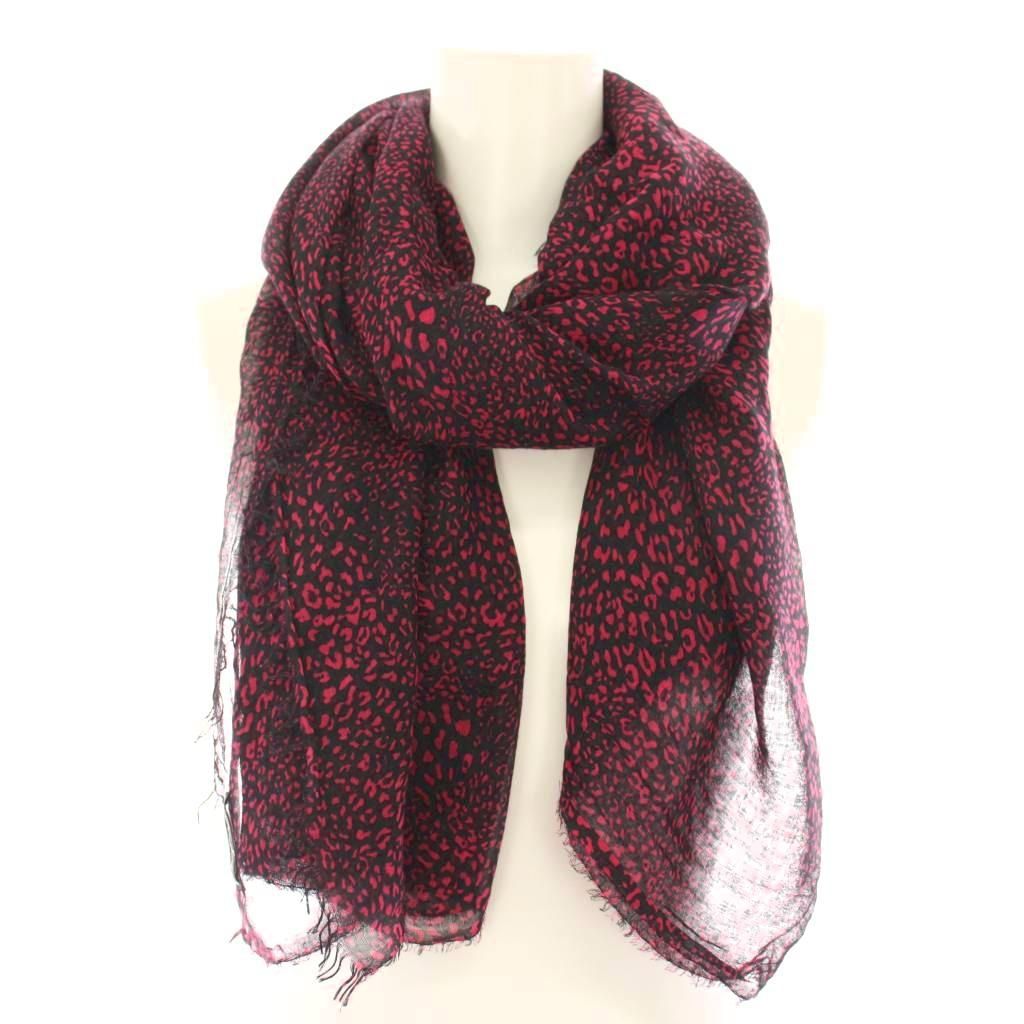 即完売アパルトモンFALIERO SARTIレオパード柄ストール ファリエロサルティ Faliero Sarti ストール マフラー アニマル柄