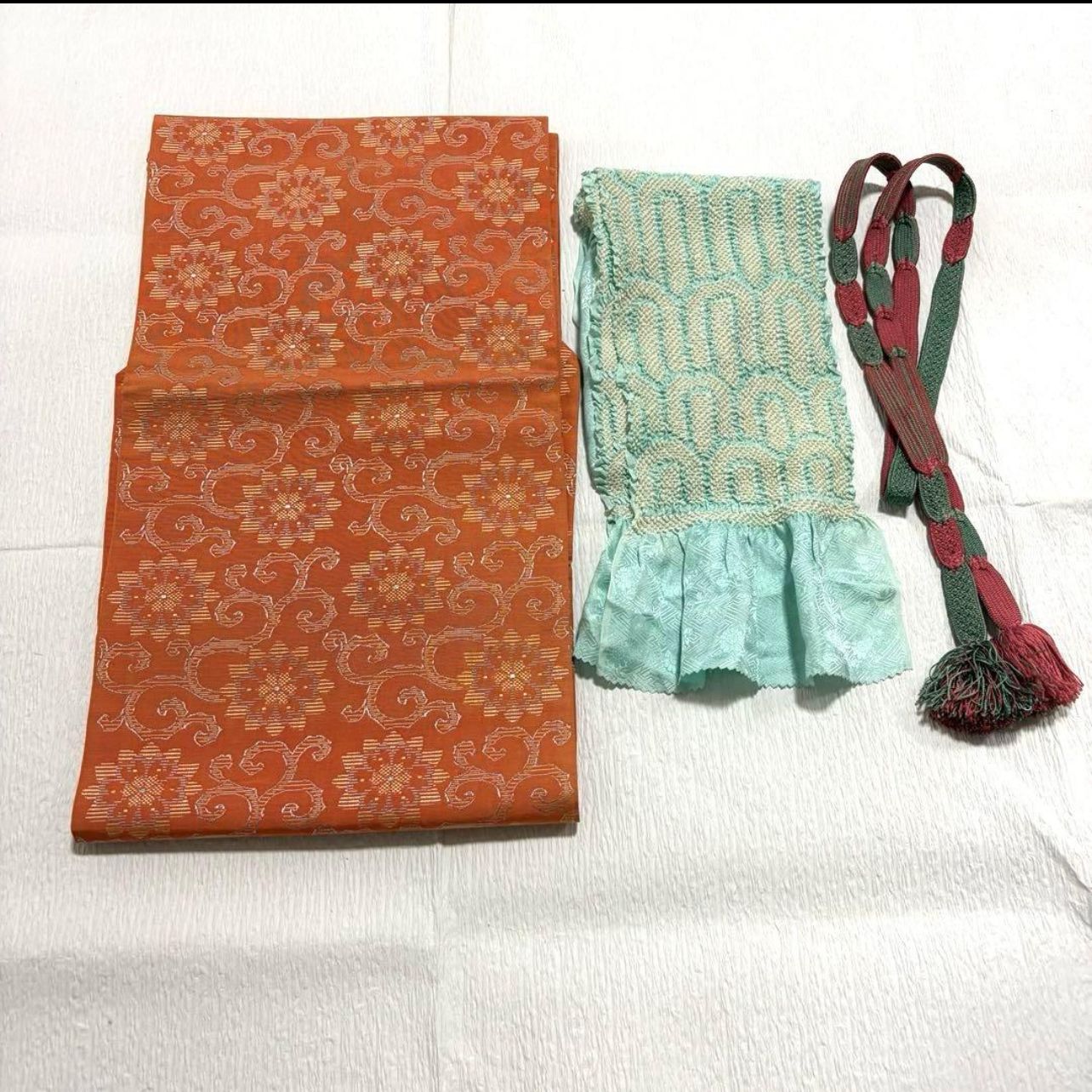 未使用近い 美品 袷 正絹 大島紬系 紬 小紋 フルセット - メルカリ