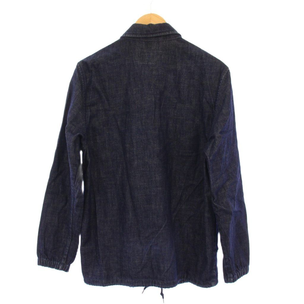 【中古】カーハート デニムコーチジャケット カバーオール ステンカラー アウター ショート丈 ロゴ S インディゴ カーハート carhartt DENIM COACH JACKET デニムコーチジャケット