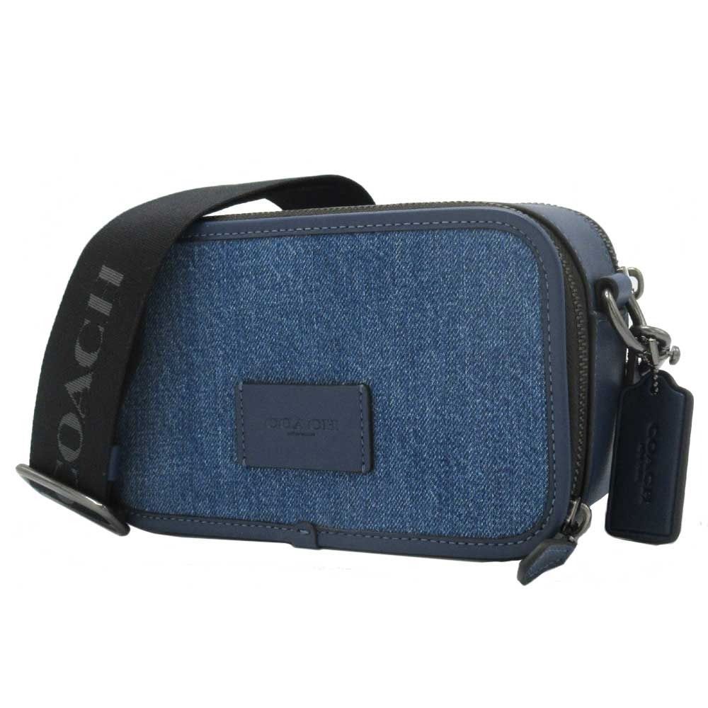 コーチ バッグ ショルダーバッグ COACH WYATT デニム クロスボディバッグ 斜め掛け CBG 14 QBXR 9 アウトレット メンズ