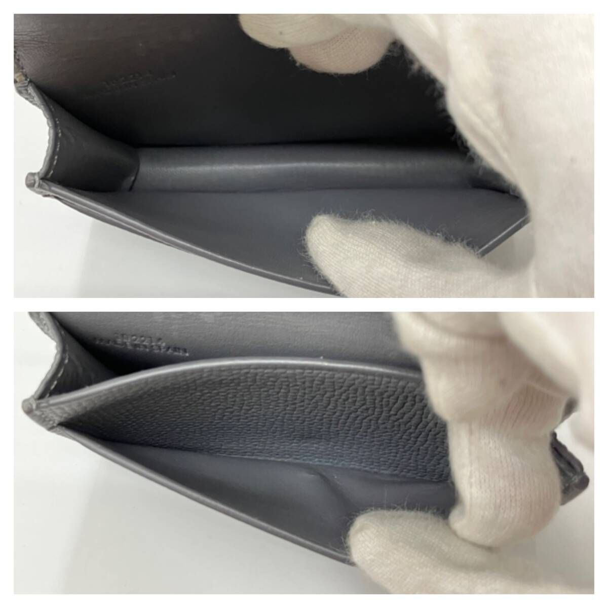  LOEWE ロエベ 102214 アナグラム名刺入れ グレー その他 小物