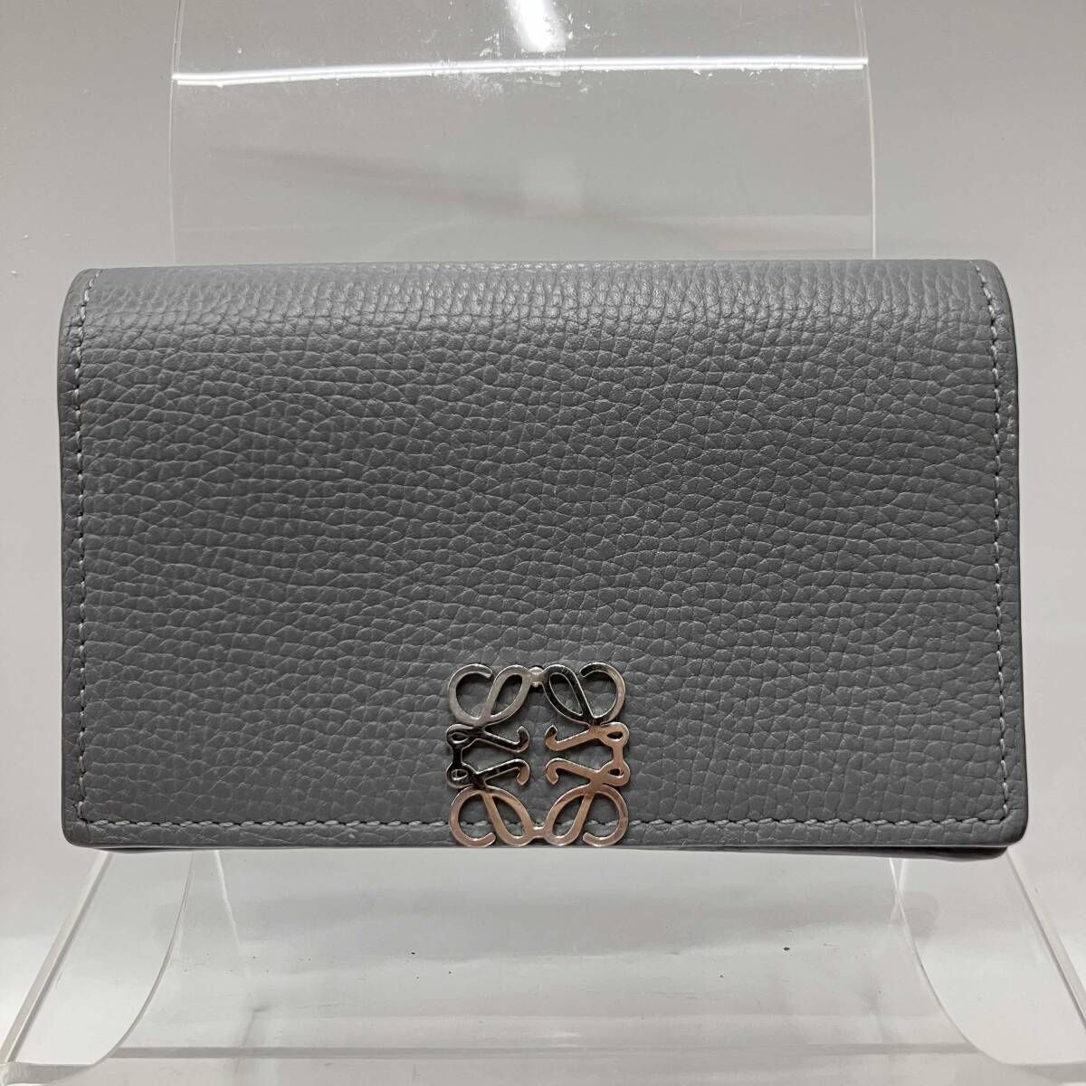 LOEWE ロエベ 102214 アナグラム名刺入れ グレー