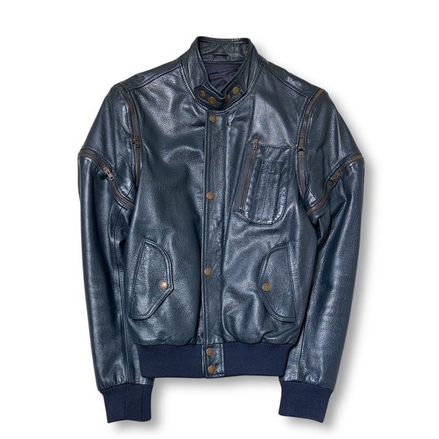 07 ss Martin Margiela 14 レザージャケット 80 s Berlin Leather Bomber Jaket サイズ44 マルタンマルジェラジュウヨン