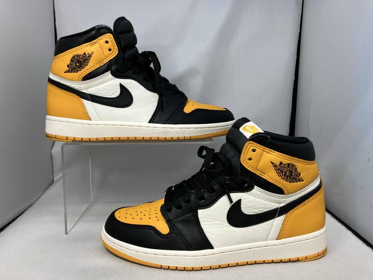 NIKE スニーカー イエロー AIR JORDAN 1 RETRO HIGH OG 555088-711