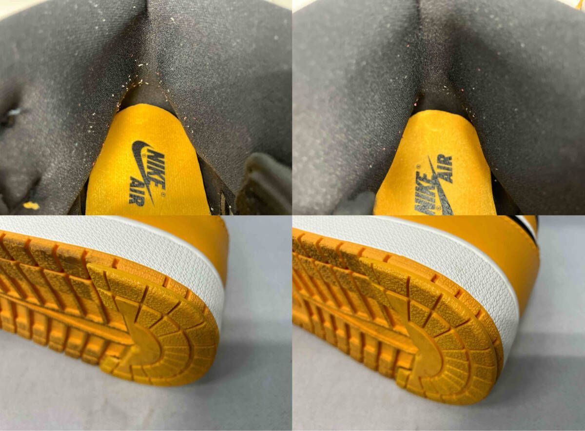  NIKE スニーカー イエロー AIR JORDAN 1 RETRO HIGH OG 555088-711 スニーカー 靴