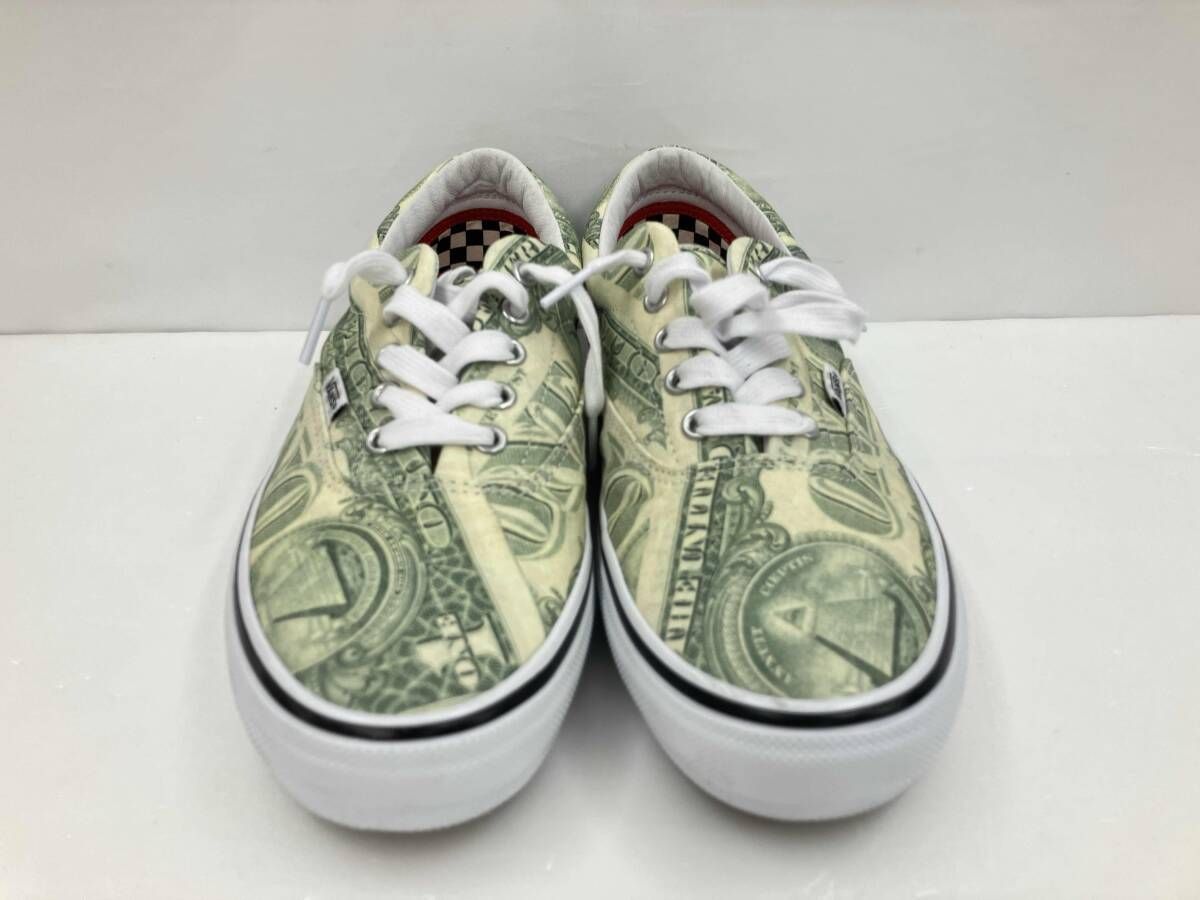 VANS×Supreme ヴァンズ×シュプリーム DOLLAR ERA ドル エラ スニーカー 27.5 グリーン系 通年