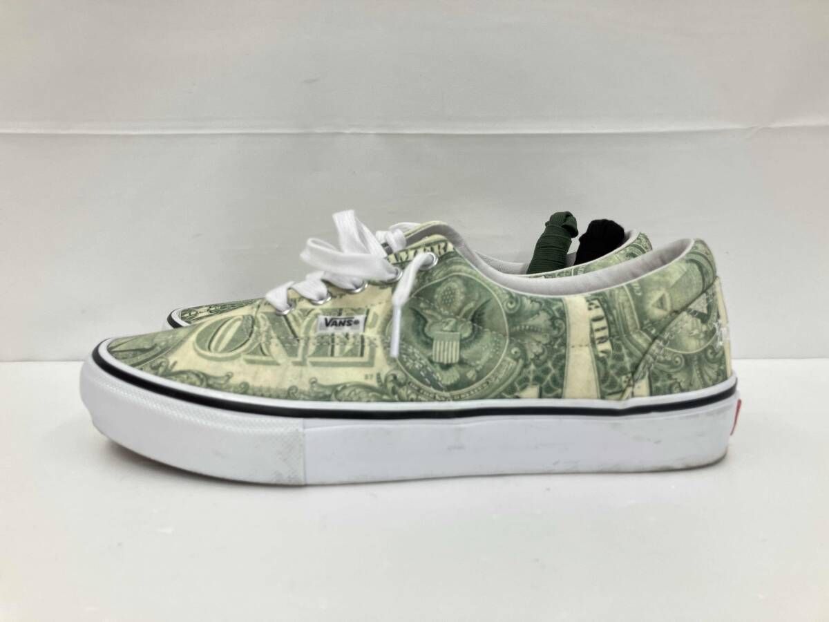 VANS×Supreme ヴァンズ×シュプリーム DOLLAR ERA ドル エラ スニーカー 27.5 グリーン系 通年