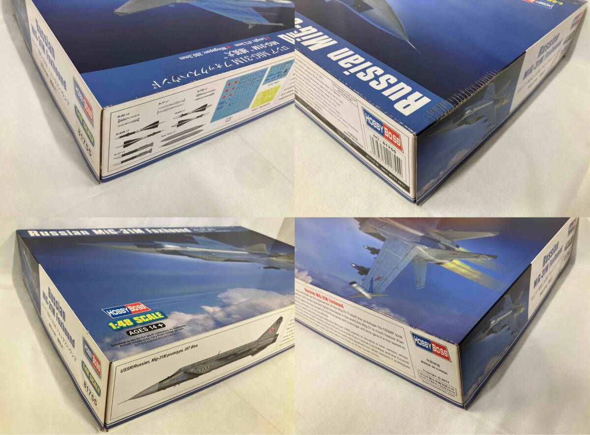 H-04 プラモデル ホビｰボス 1|48 ロシア MiG-31 M フォックスハウンド エアクラフトシリｰズ