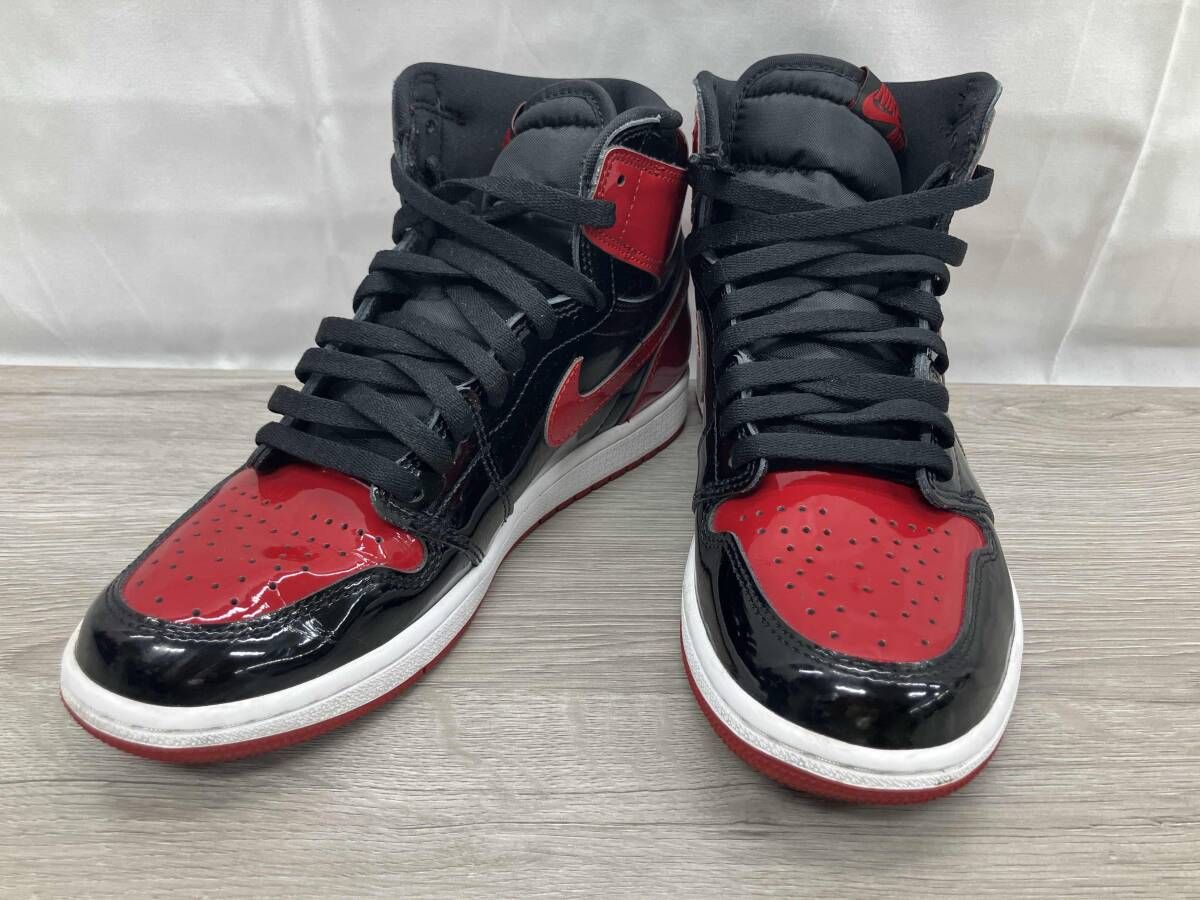 NIKE スニーカー Air Jordan 1 555088-063 表記サイズ26 cm ブラック|レッド