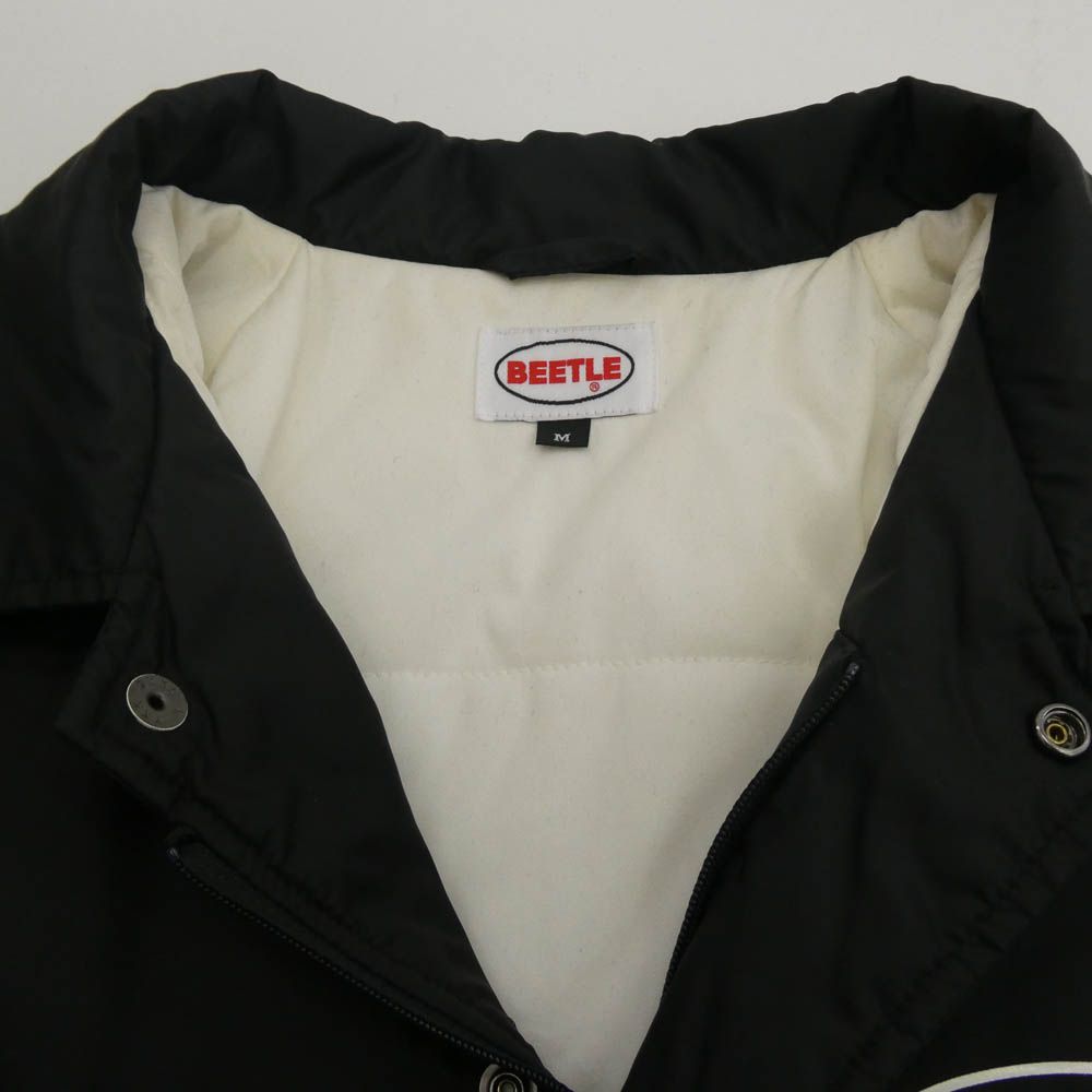 オーシャンビートル OCEAN BEETLE ロゴプリント 中綿 コーチ