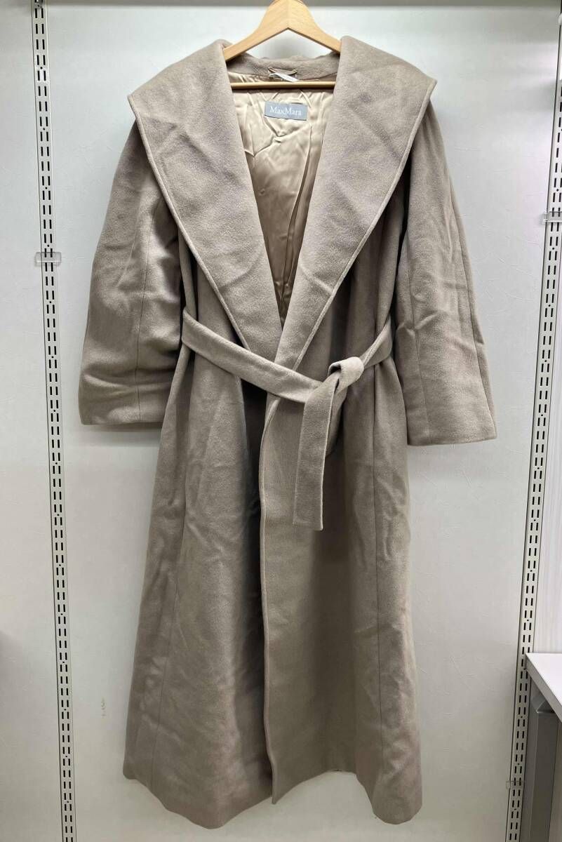 MaxMara マックスマーラ ガウンコート ロングコート サイズ42 ベージュ