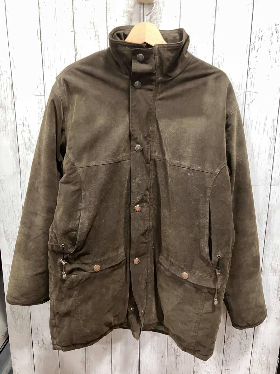 BARBOUR バブアー その他 ブラウン 裏地チェック 破れあり Sサイズ メンズ