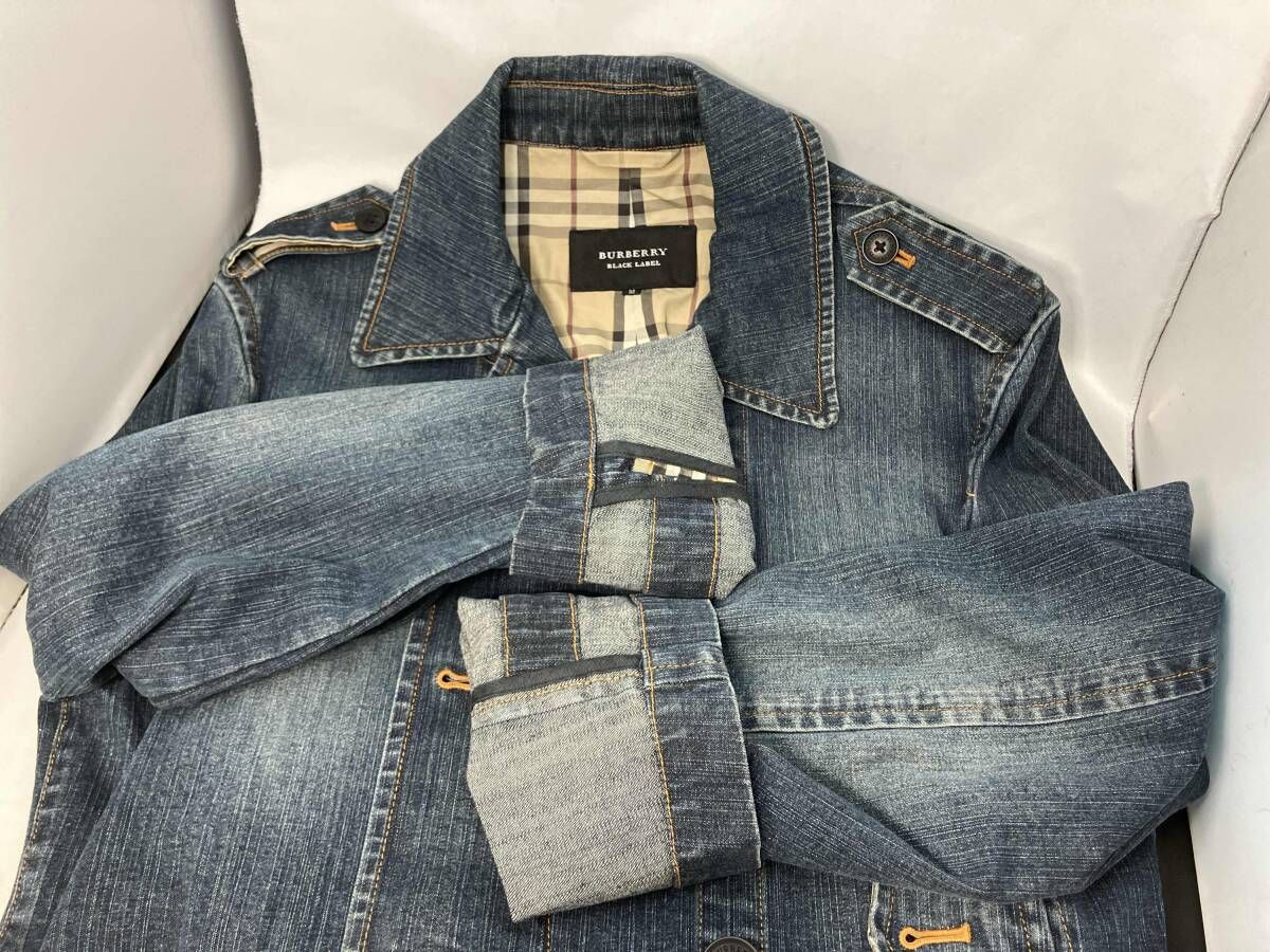 BURBERRY BLACK LABEL トレンチ コート ネイビー デニム BMP84-718-28