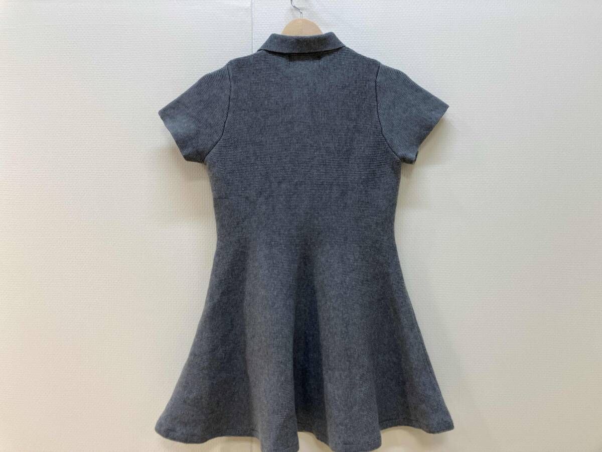 THE TOE ザ トゥー Reims Short Sleeve Flare Onepiece ショートスリーブワンピース Sサイズ グレー