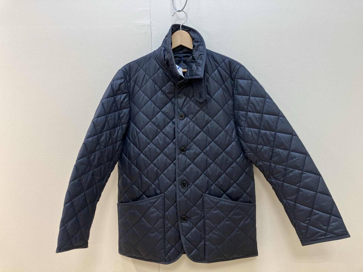 キルティングジャケット ポリエステルタフタ サイズ38 Lサイズ相当 ネイビー G 1 F 19-492-28