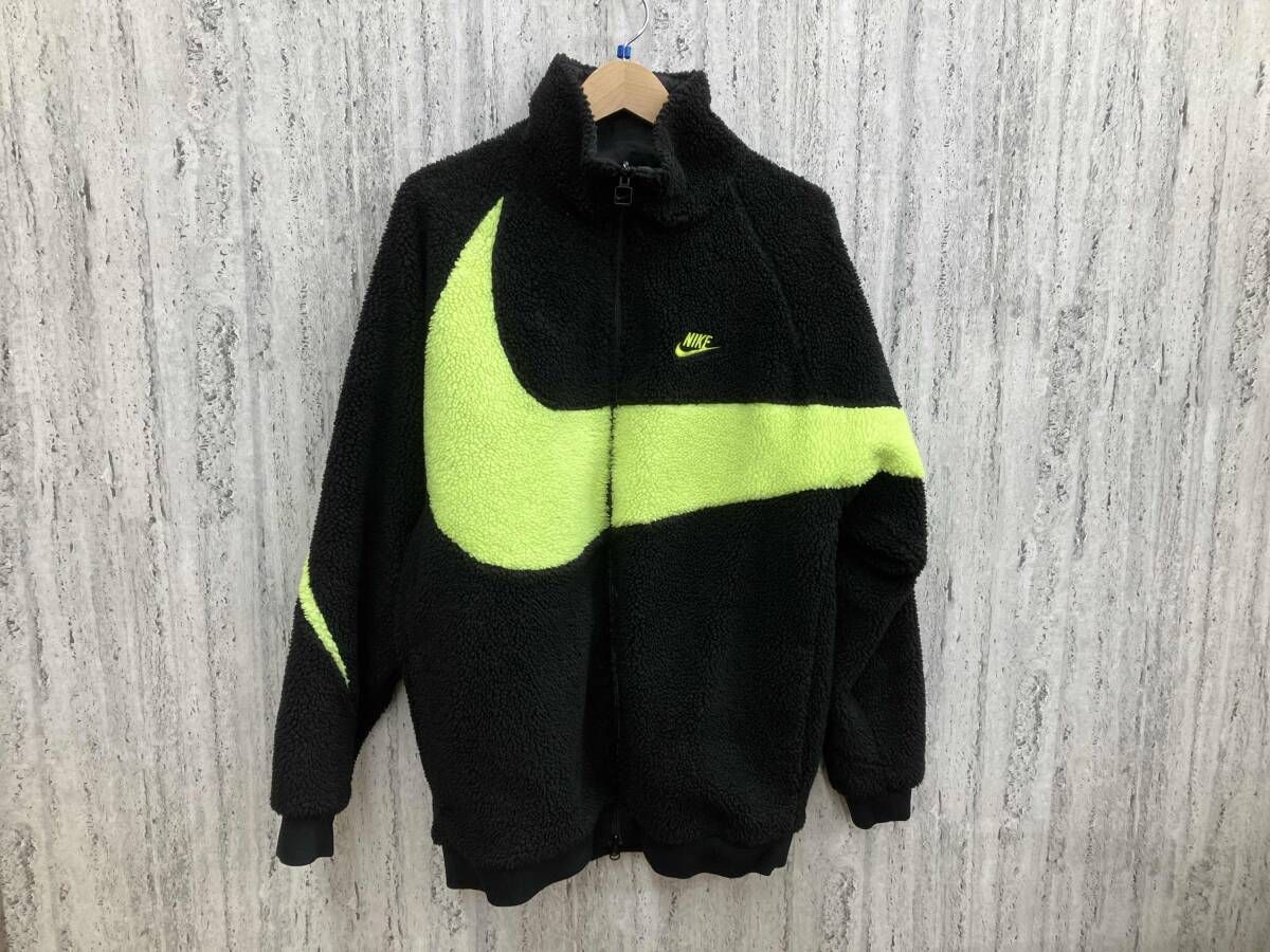 NIKE ナイキ swosh ボアジャケット ブラック Lサイズ