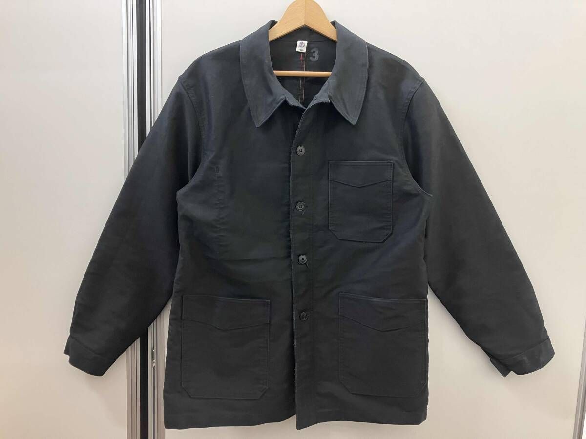 LE GALLICE ル トラヴァイユール ガリス コットンジャケット 3 ブラック