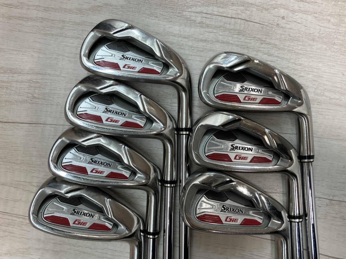 DUNLOP SRIXON GiE アイアンセット ダンロップ FLEX S 7本セット 4-9.P 男性右利き用 ゴルフクラブ