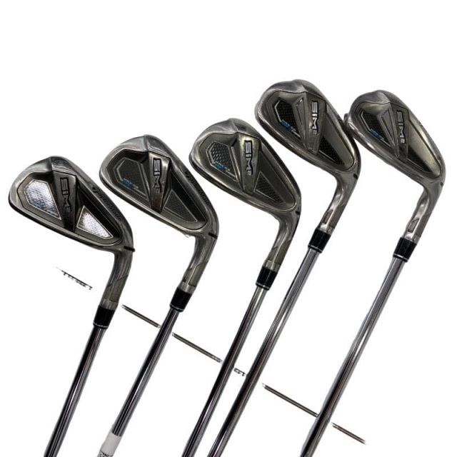 中古】 テーラーメイド SIM2 MAX・OS 5S アイアンセット IR KBS MAX