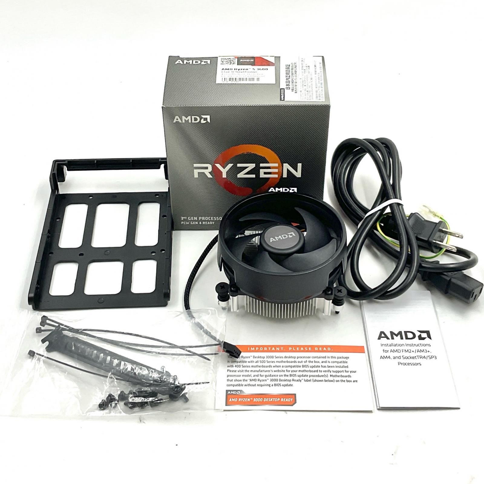  自作PC AMD Ryzen 5 3600 6-Core Processor 16 GB SSD 512 NVIDIA GeForce RTX 4060 Windowsデスクトップ デスクトップPC