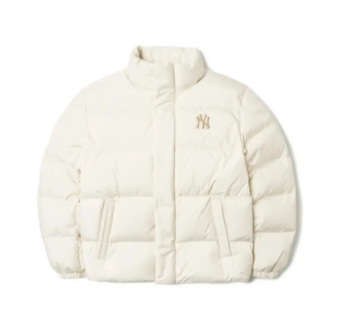 MLB メガロゴ パファー ショートダウン クリーム