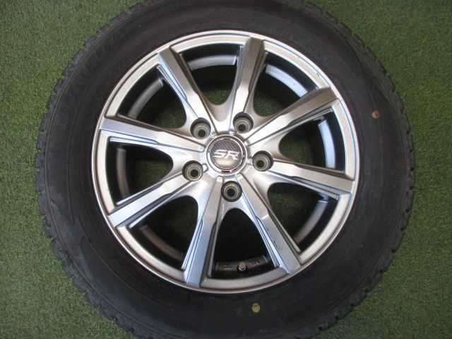 中古】 送料込み SR 185/65R15 スタッドレスタイヤ4本SET フリード(5