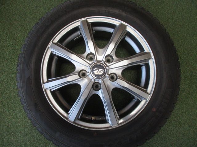 み SR 185|65 R 15 スタッドレスタイヤ４本SET フリード 5穴車 CR-Z スイフトスポーツ