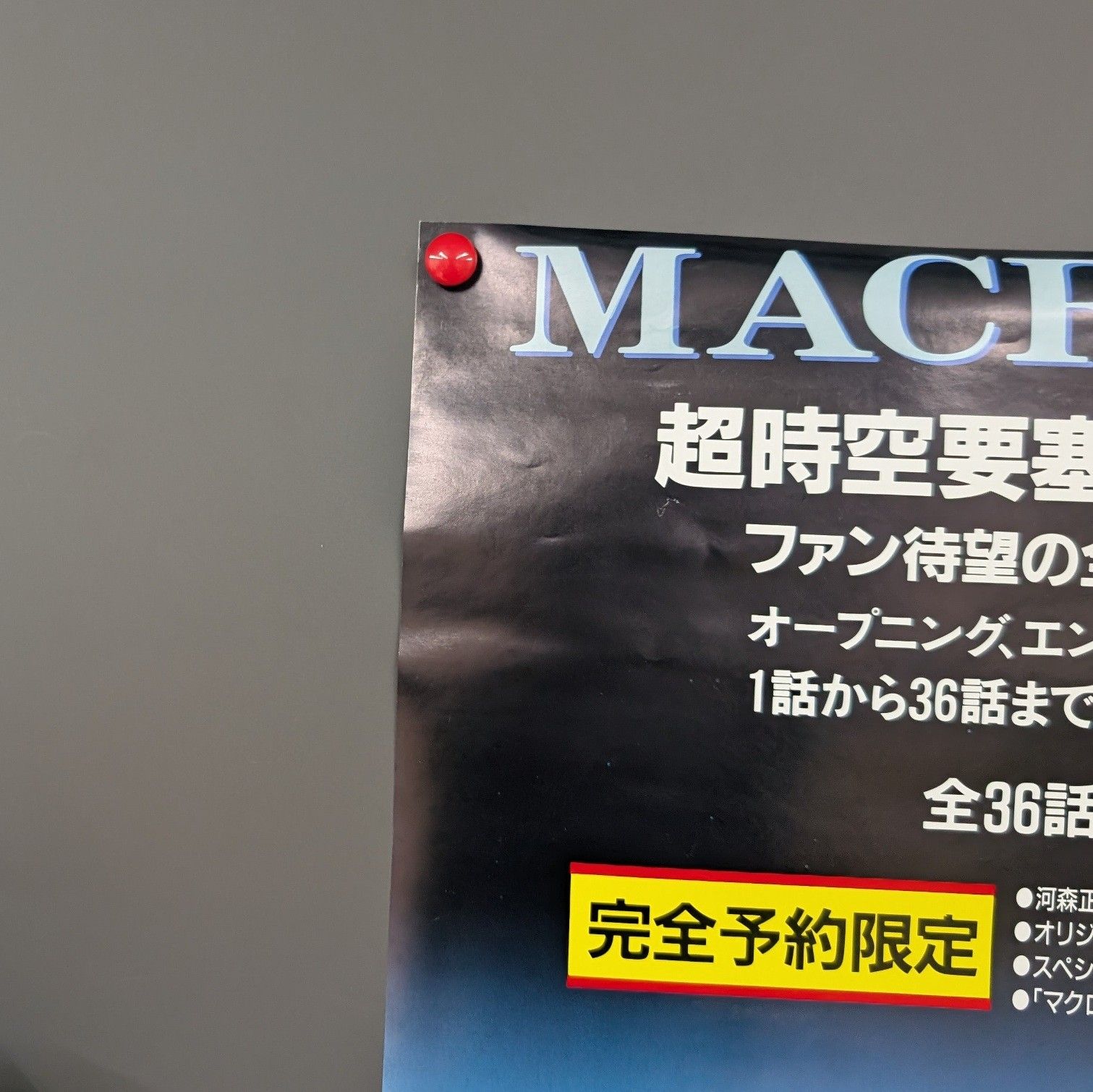 非売品】 超時空要塞マクロス MACROSS LDメモリアルボックス ポスター