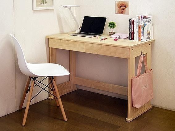 学習机 ハンドメイド天然木パイン材デスク リード 勉強机