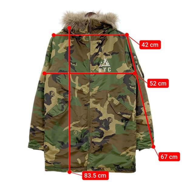 HYSTERIC GLAMOUR ヒステリックグラマー ミリタリーコート モッズ