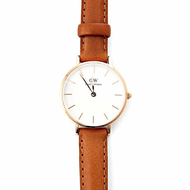 Daniel Wellington 腕時計 レディース Petite Durham ホワイト ブラウン 並行輸入品