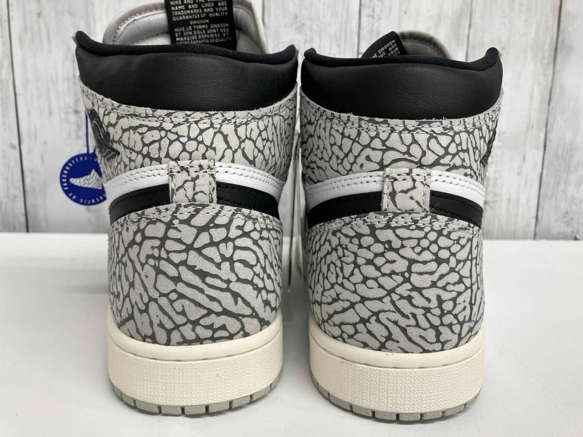 鑑定済み タグ付き NIKE AIR JORDAN 1 RETRO HIGH OG スニーカー ナイキ エアジョーダン1レトロハイ DZ 5482-052 グレー size 28㎝
