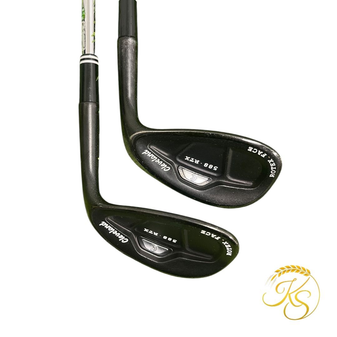 Cleveland 588 RTX ウェッジ ２本セット 588RTX2.0 ブラックサテン ウェッジ スペシャルデザイン 限定カラー