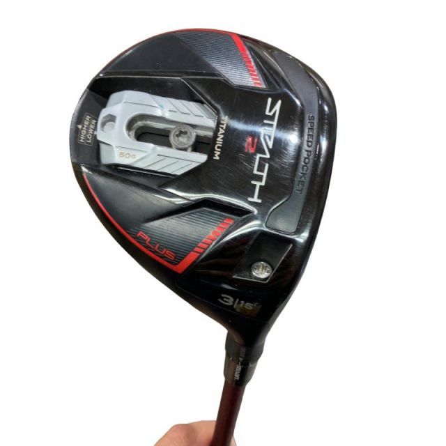 テーラーメイド PLUS 3 W フェアウェイウッド FW 特注シャフト フレックスS メンズ 男性用 右利き 右用 Bランク ゴルフクラブ