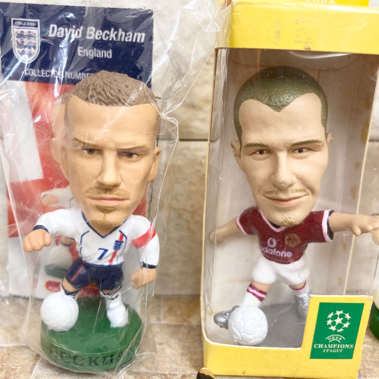 サッカーフィギュア　XL ベッカム　マンチェスターユナイテッド　コリンシアン 希少【コリンシアン レデンプション】ベッカム マンチェスター