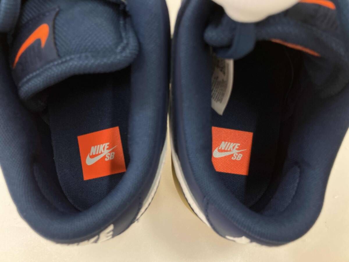 NIKE ナイキ SB DUNK LOW PRO ISO ORANGE LABEL ダンクロープロISOオレンジレーベル 26.5 ネイビー 通年 スニーカー 靴
