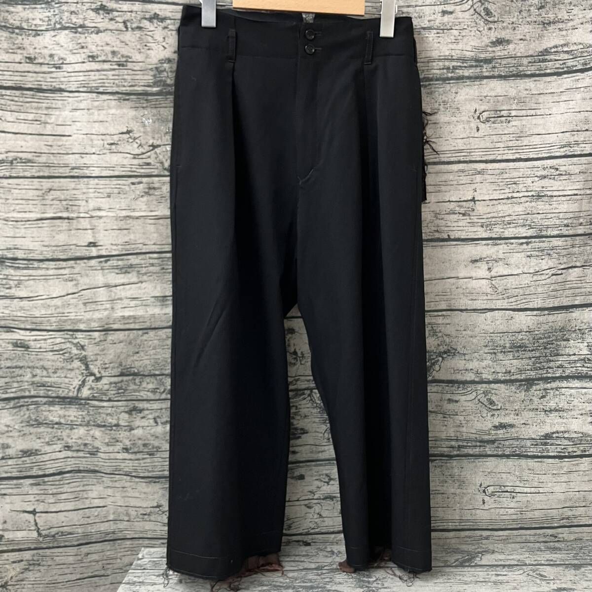 Sulvam サルバム ハイウエストパンツ ロングパンツ SK-P 01-100 Mサイズ 日本製 ブラック