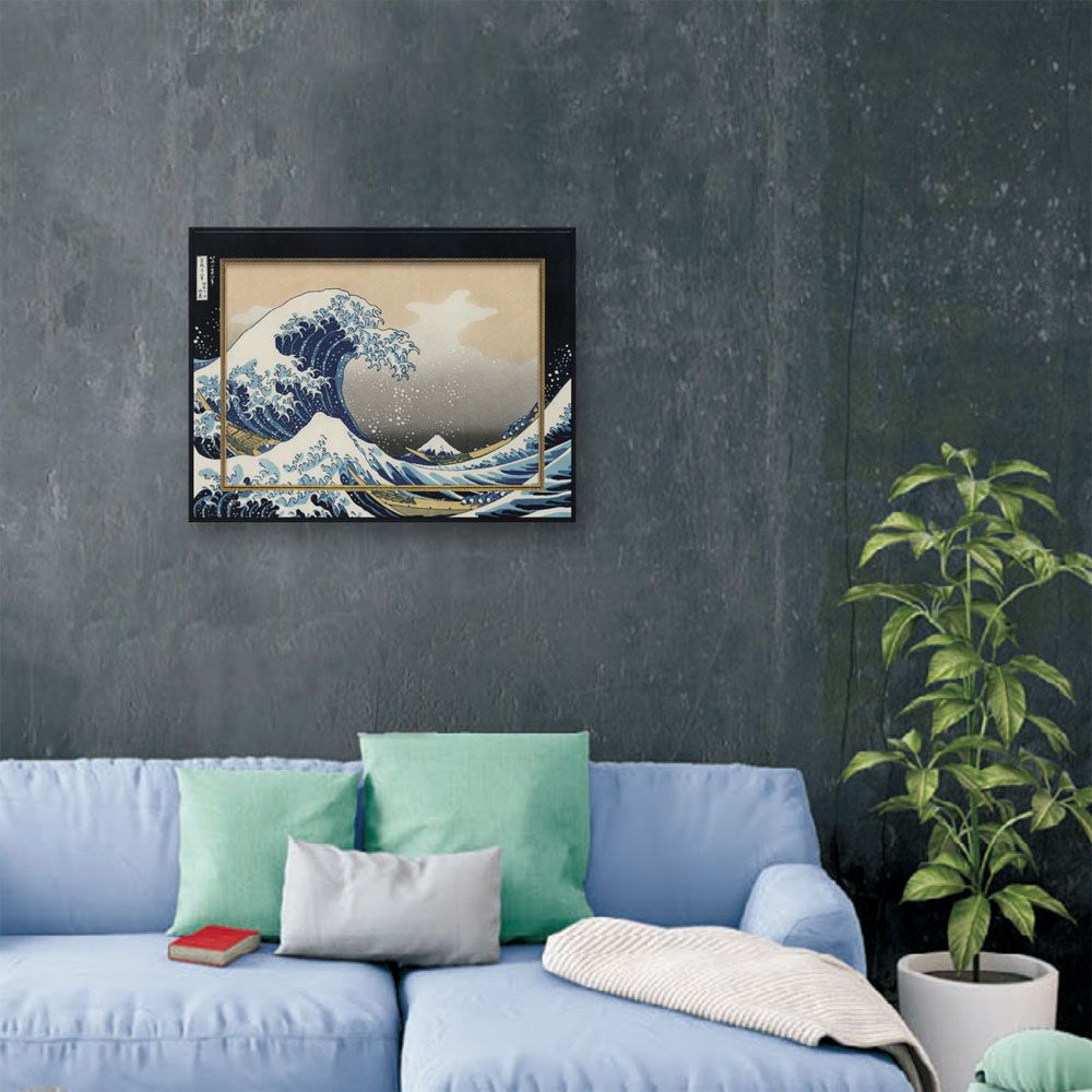 絵画 ビッグアート ～名画ＬＬシリーズ～ 葛飾北斎 神奈川沖浪裏