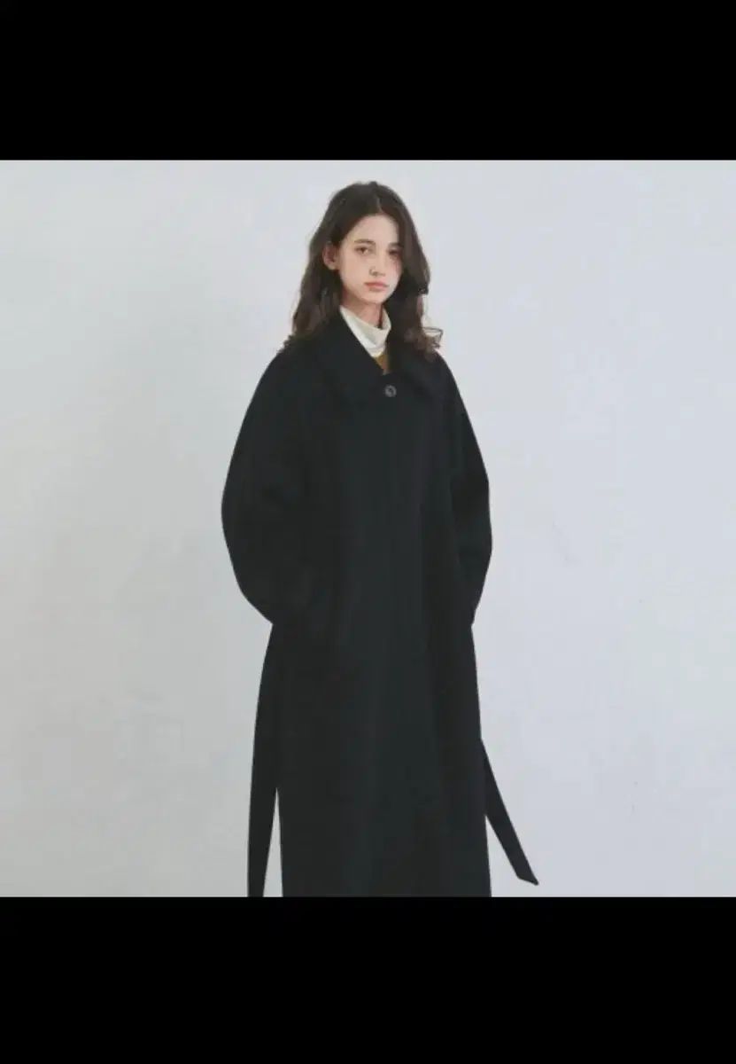 WOOLRICH トレンチ ステンカラーコート フレンチテリー ブラック S