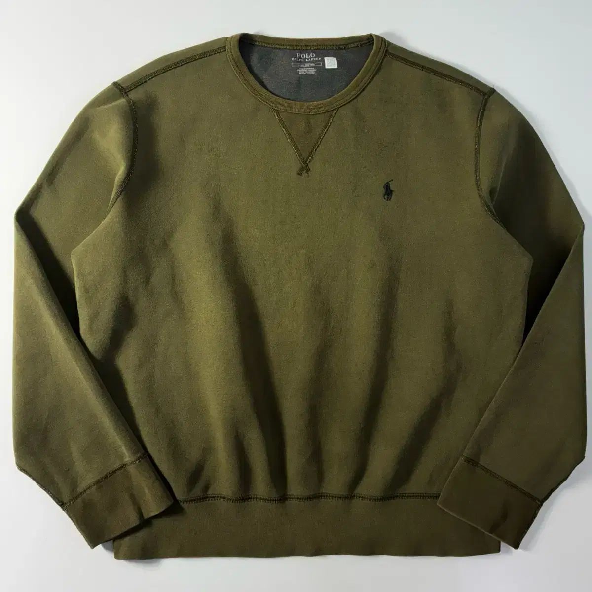 Polo ポロ ラルフローレン 刺繍 カーキ スウェット