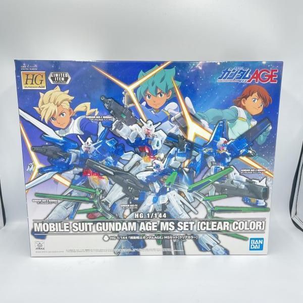 中古】ｶﾞﾝﾀﾞﾑ）バンダイ HG 1/144 MSセット[クリアカラー]/機動戦士