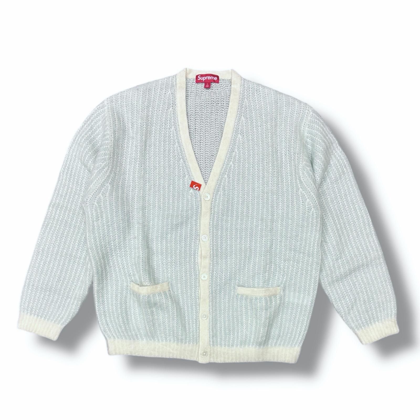未使用 Supreme 25SS 2Tone Mohair Cardigan 2トーンモヘヤ